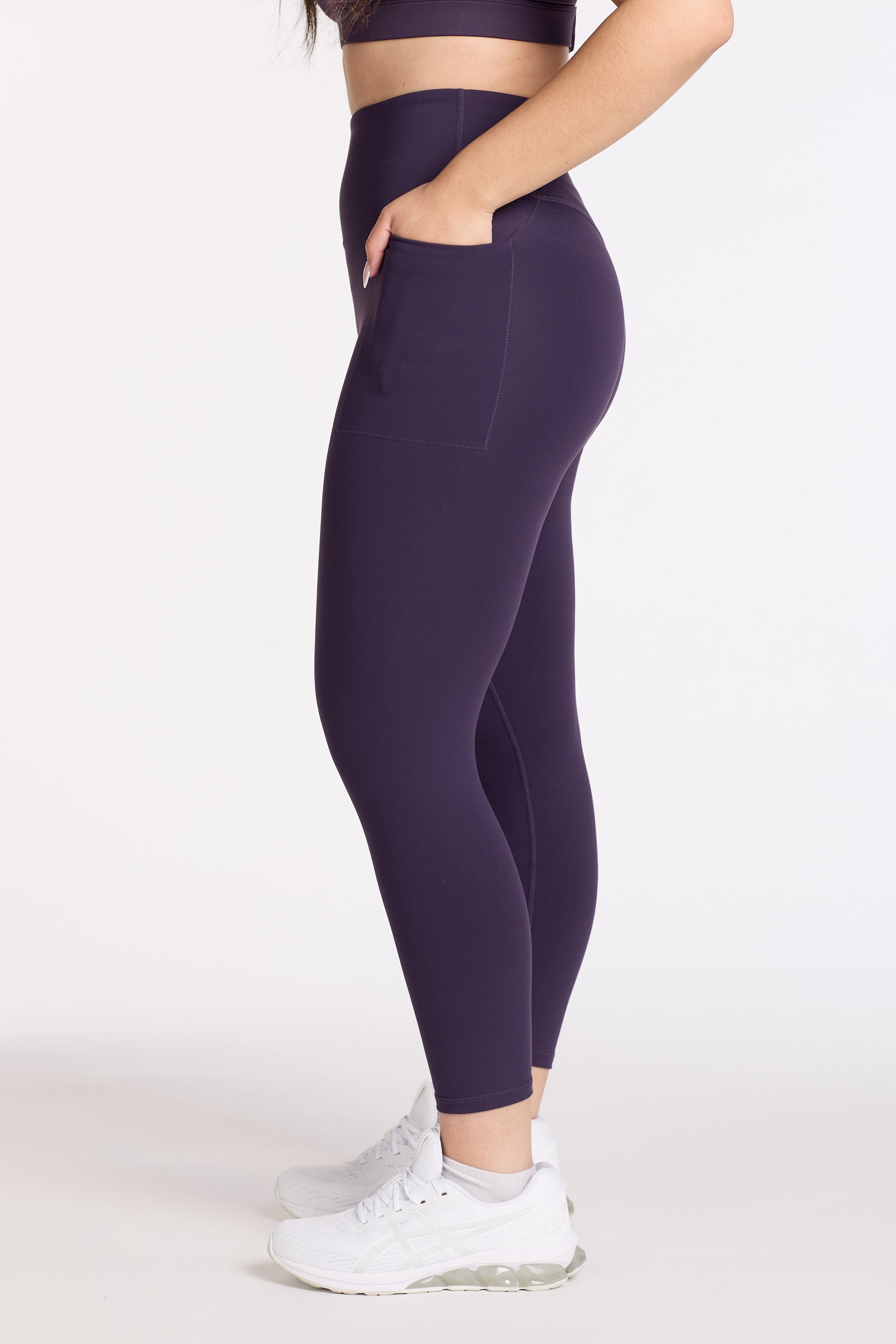 STAPLE W/ POCKET 7/8 LEGGINGS MIDNIGHT