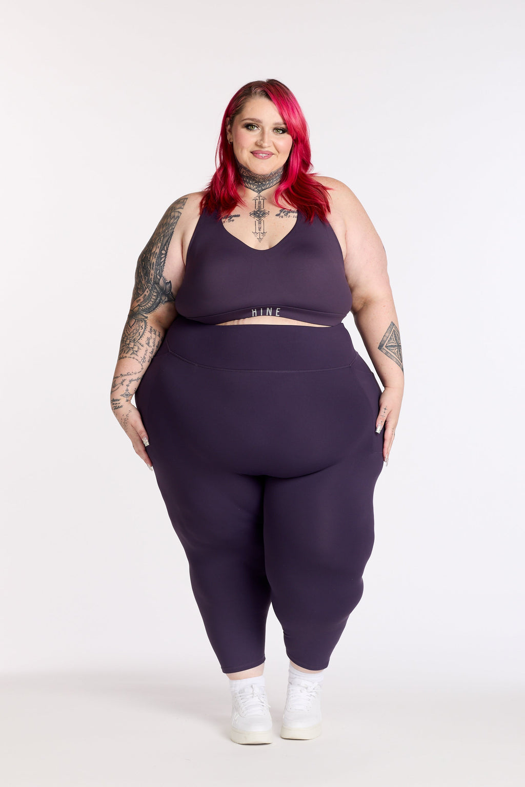 STAPLE W/ POCKET 7/8 LEGGINGS MIDNIGHT