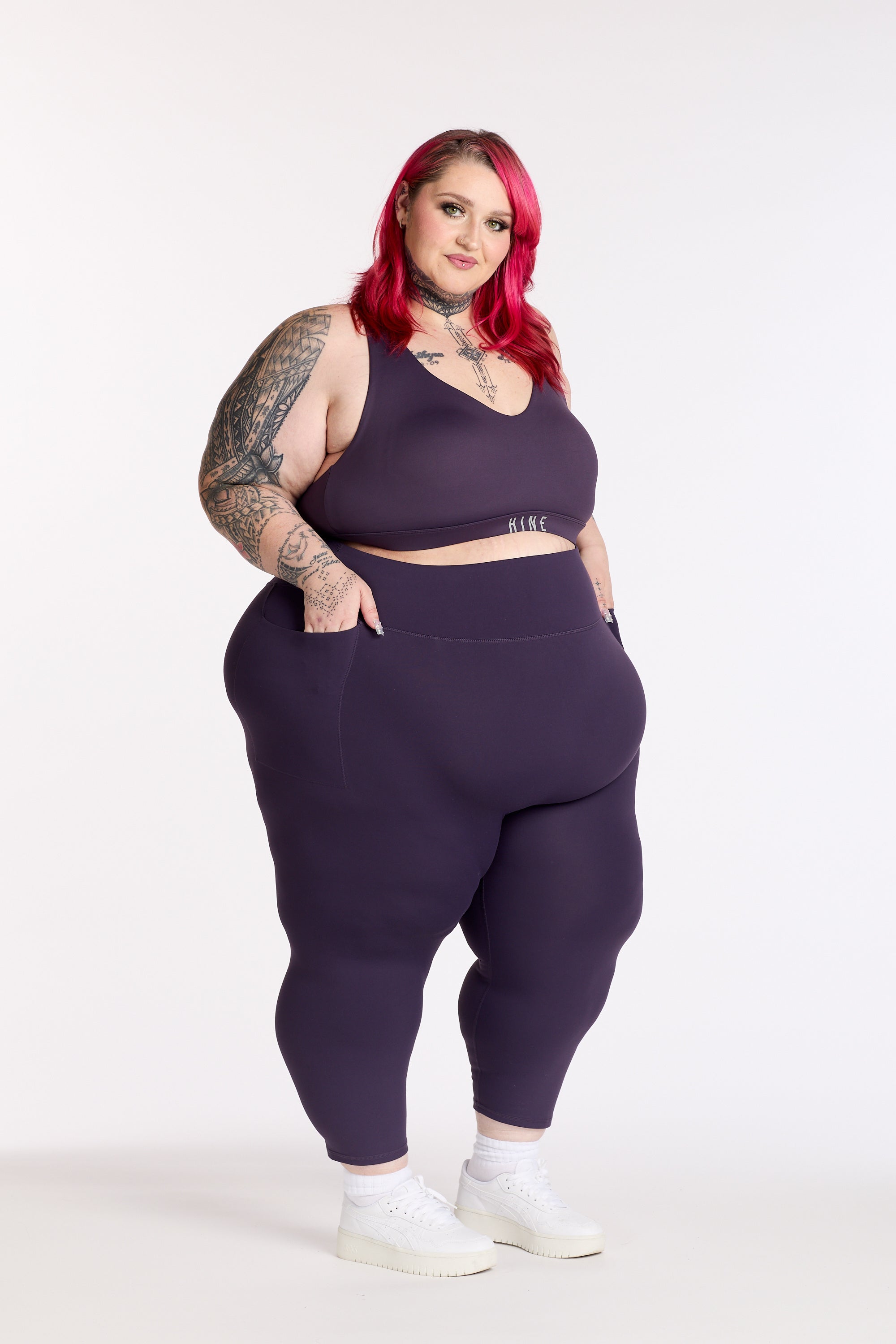 STAPLE W/ POCKET 7/8 LEGGINGS MIDNIGHT