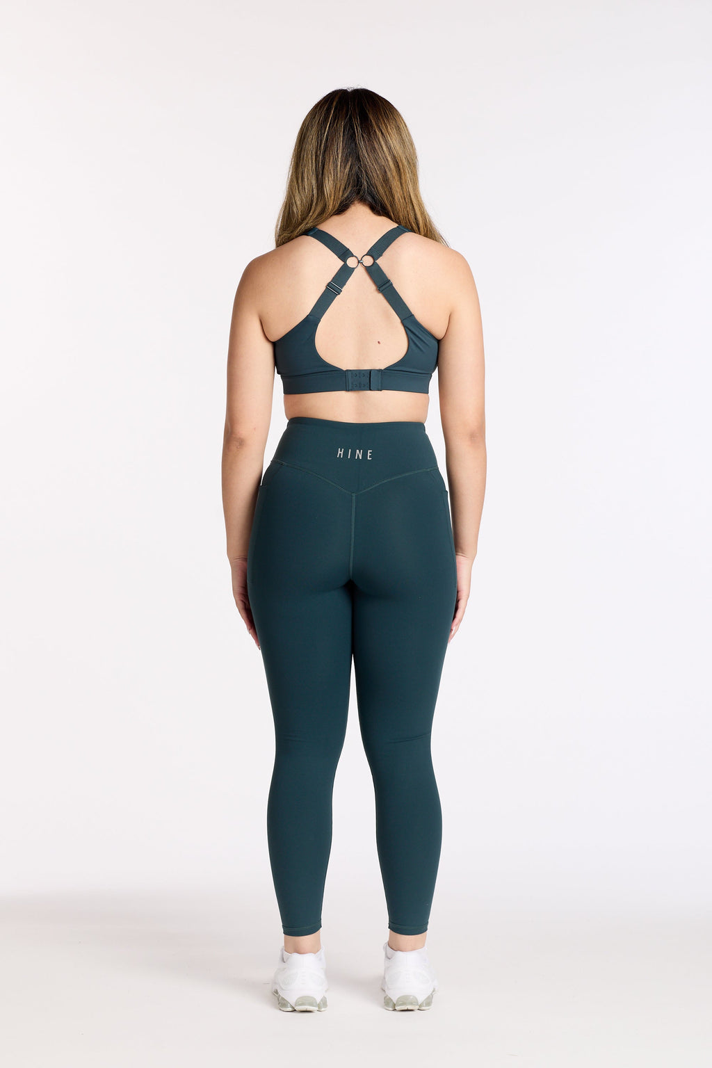 STAPLE W/ POCKET FULL LENGTH LEGGINGS JADE