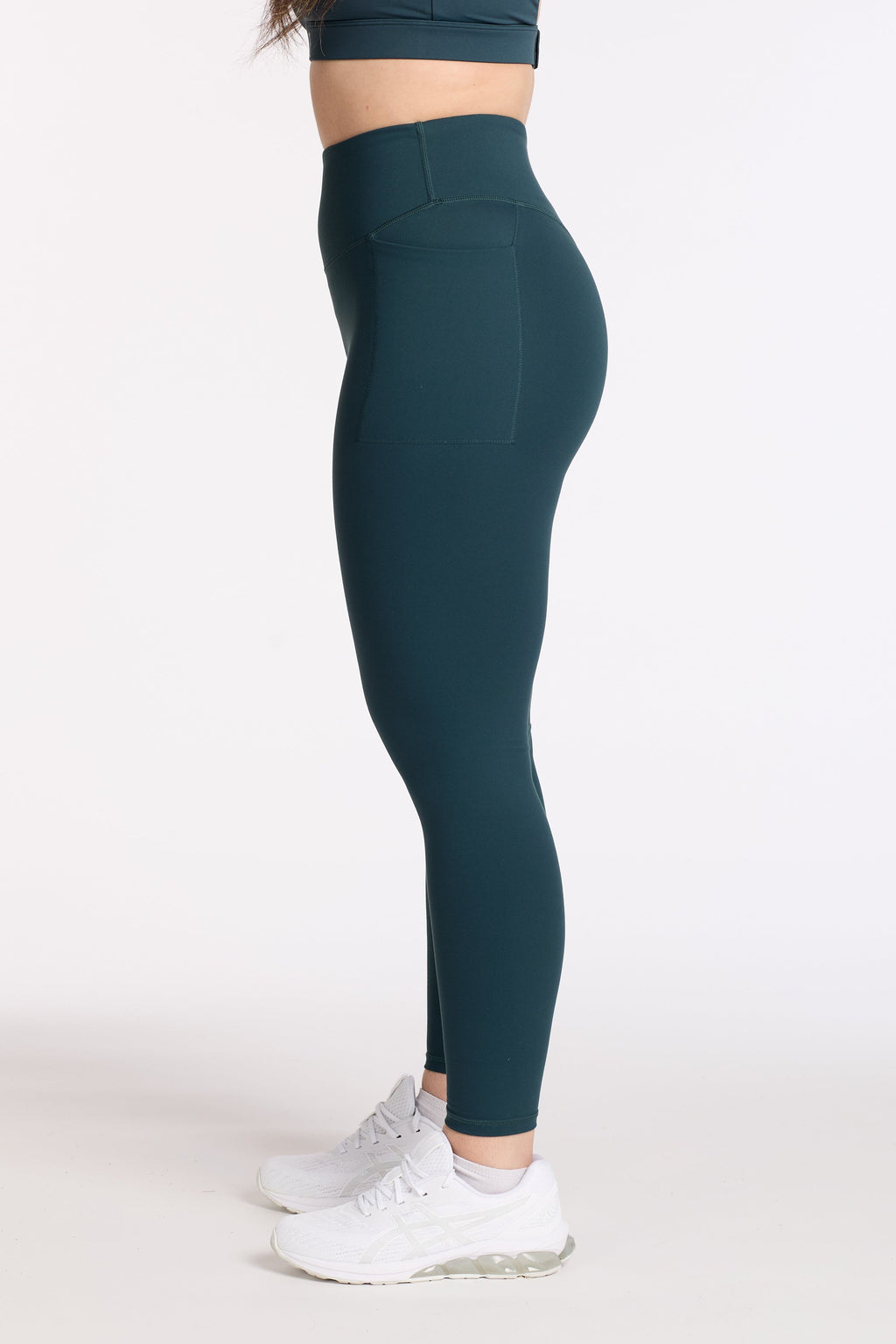 STAPLE W/ POCKET FULL LENGTH LEGGINGS JADE