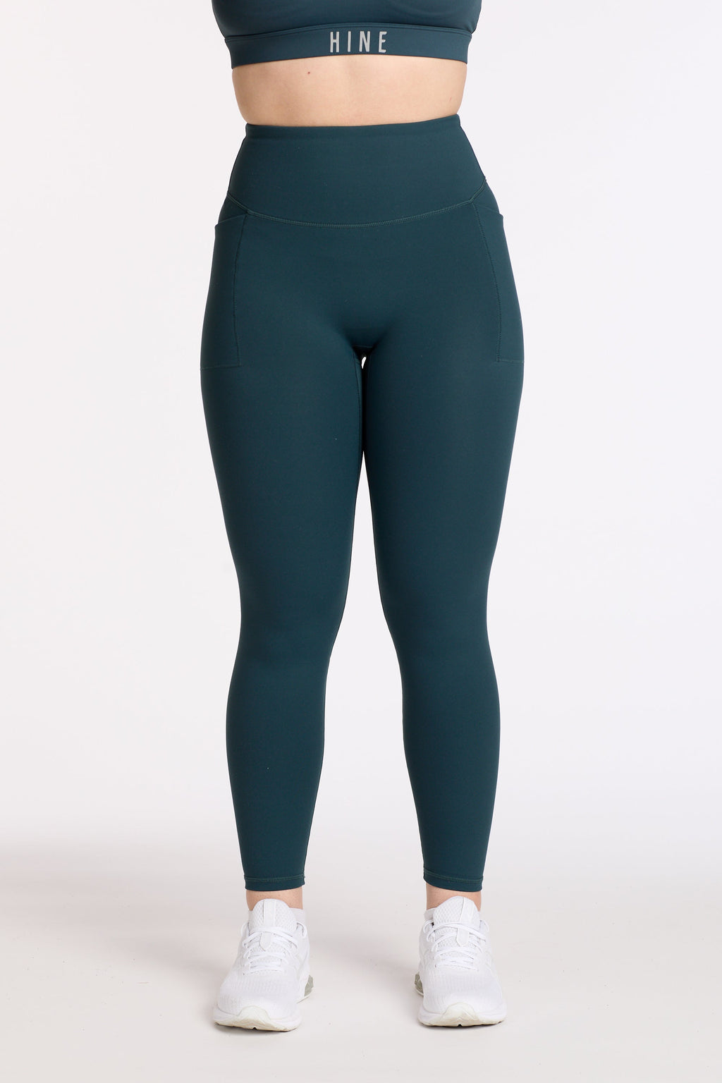 STAPLE W/ POCKET FULL LENGTH LEGGINGS JADE