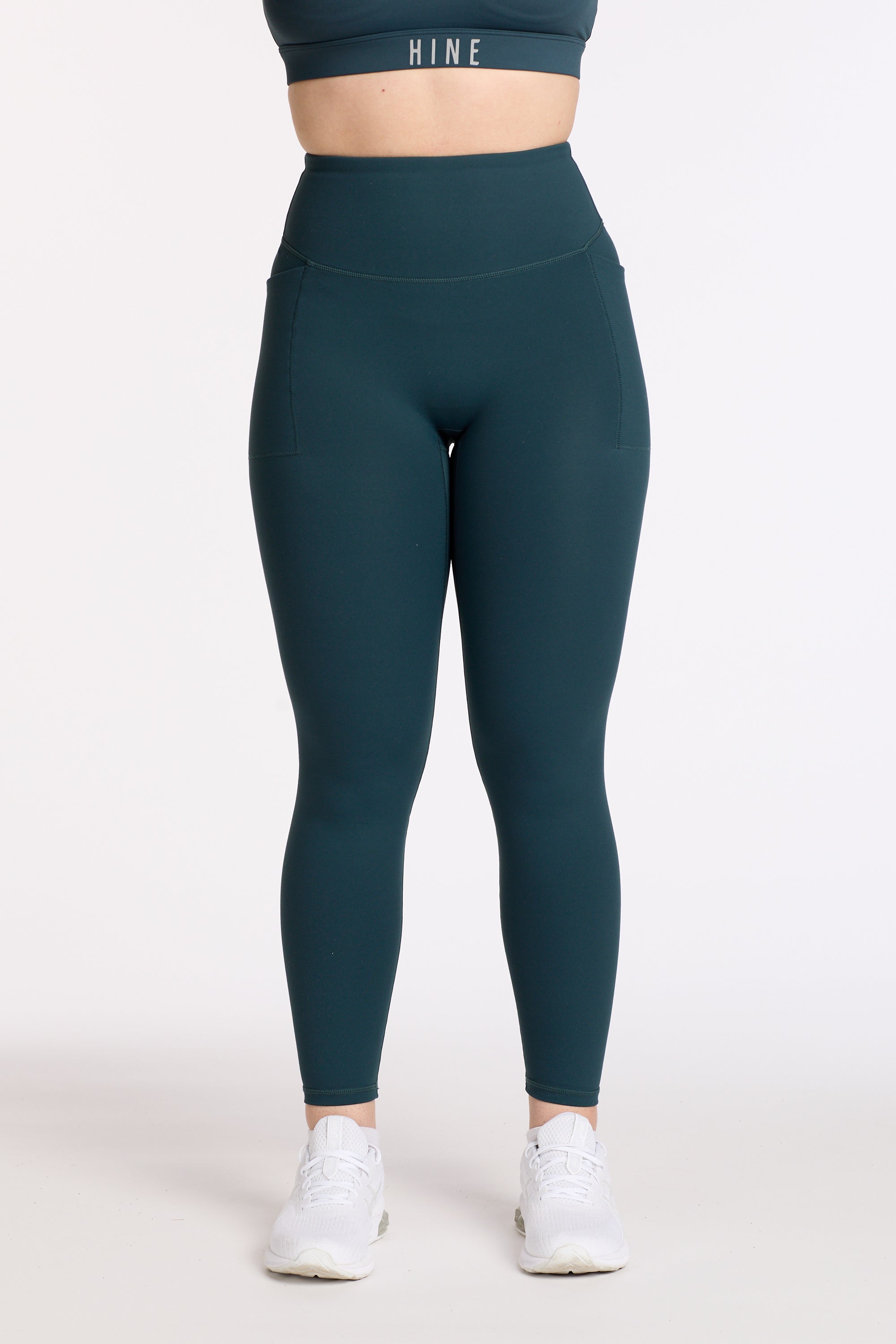 STAPLE W/ POCKET FULL LENGTH LEGGINGS JADE