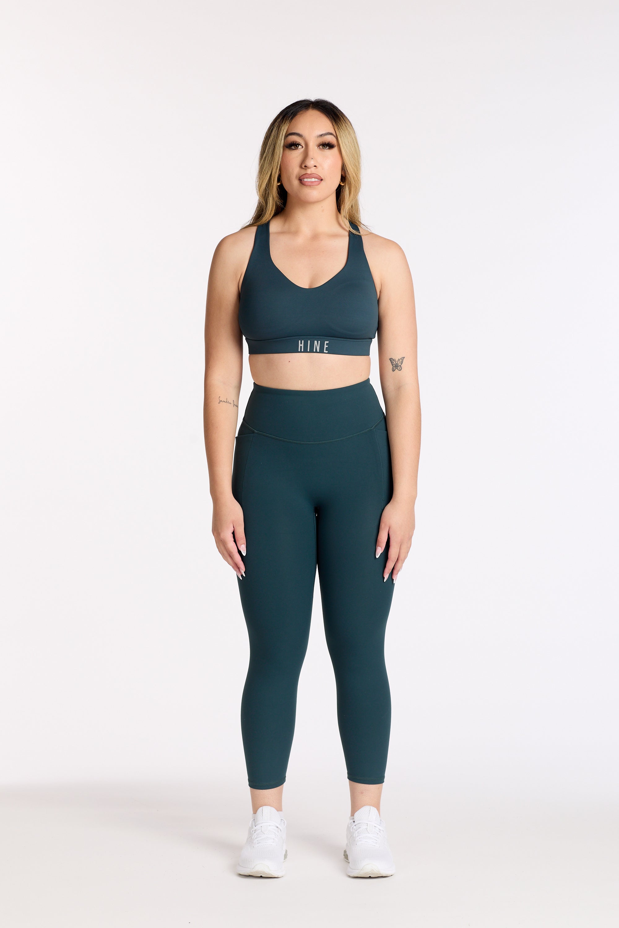 STAPLE W/ POCKET 7/8 LEGGINGS JADE