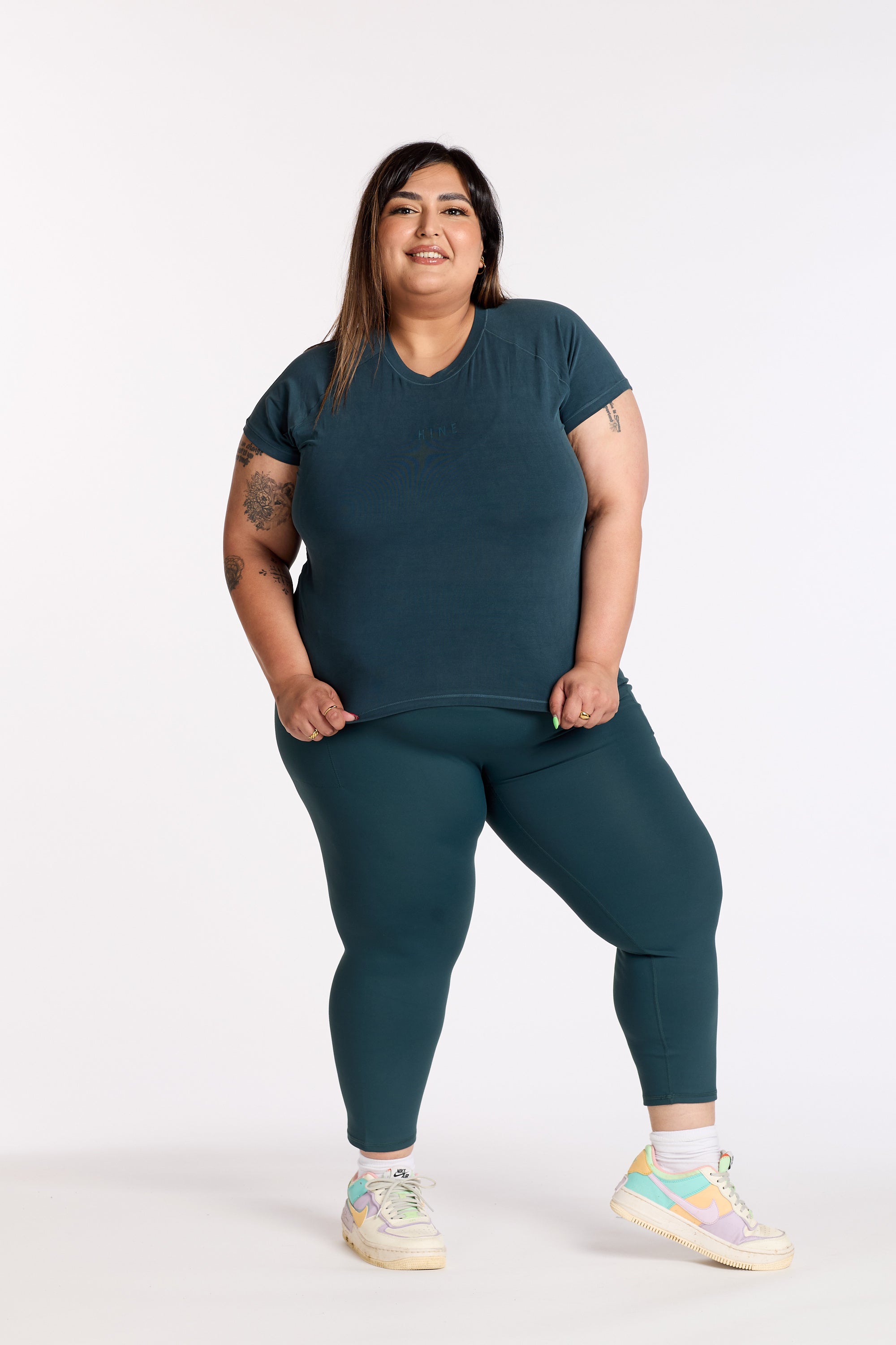 STAPLE W/ POCKET 7/8 LEGGINGS JADE