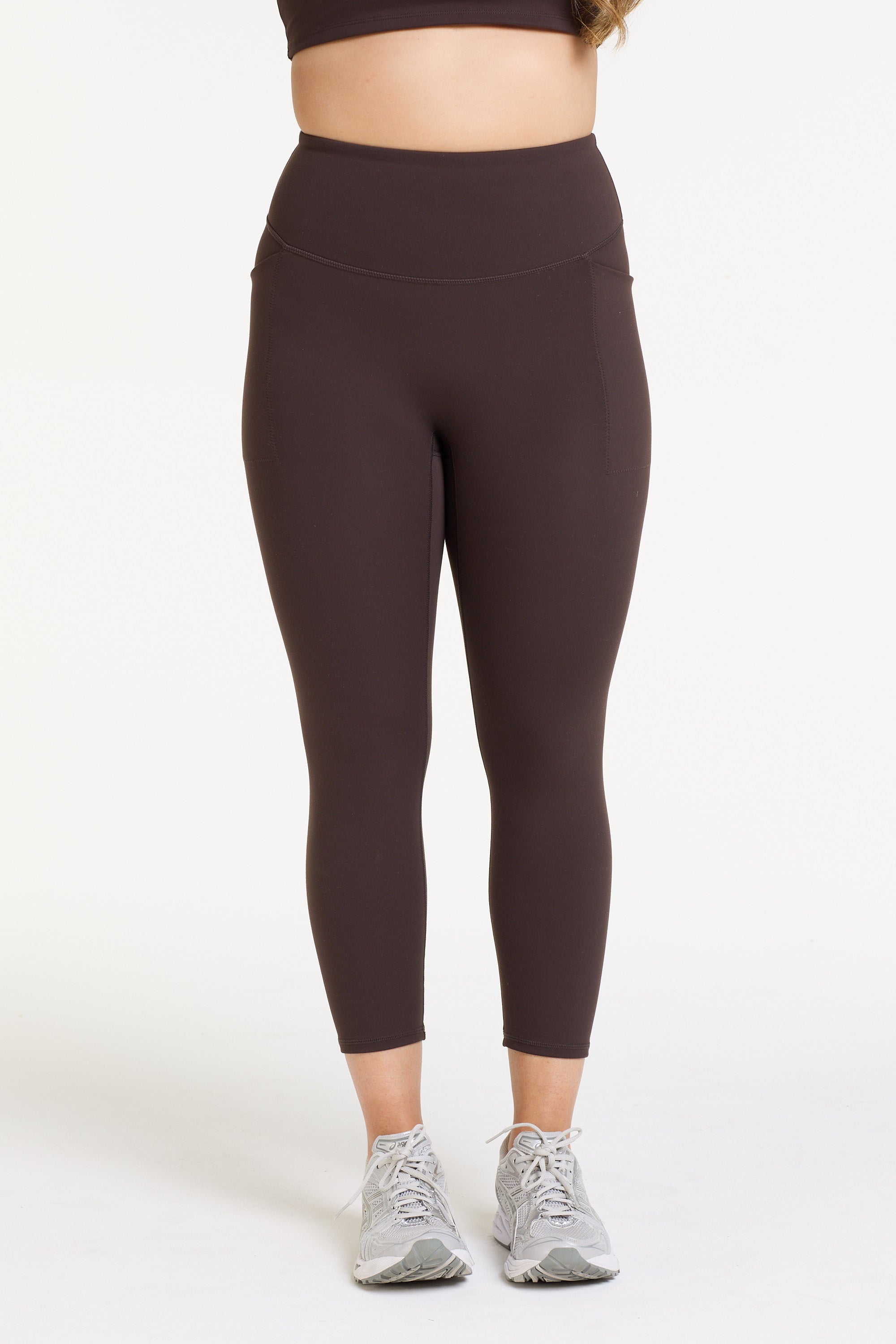 STAPLE W/ POCKET 7/8 LEGGINGS COCOA