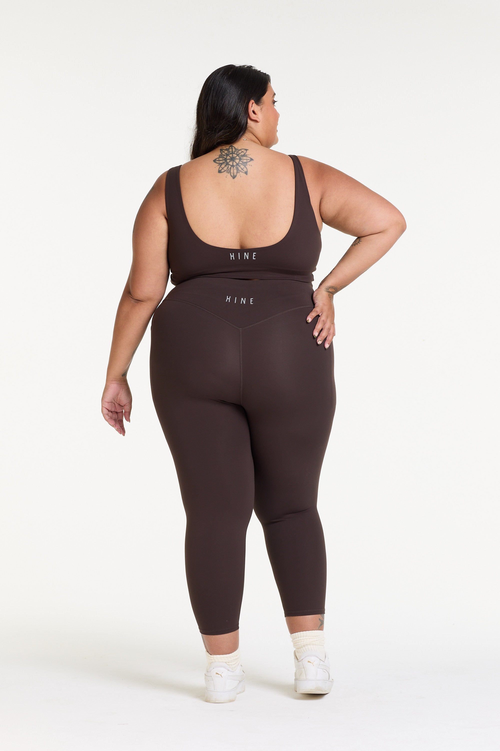 STAPLE W/ POCKET 7/8 LEGGINGS COCOA