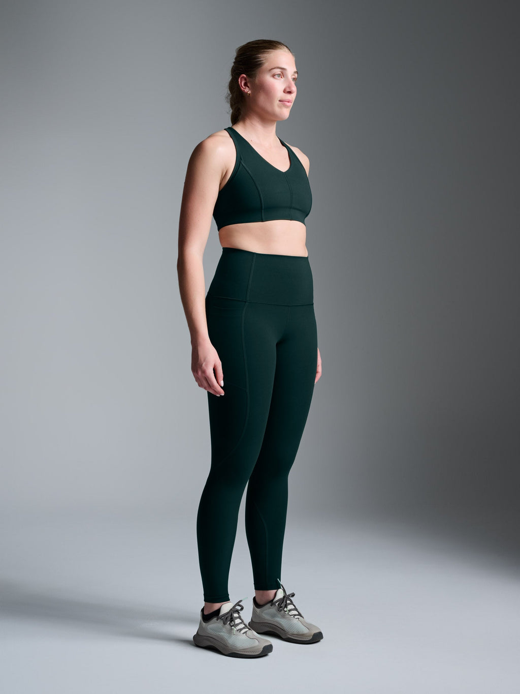 FATAL ATTRACTION 7/8 Super High Rise Legging Dark Green