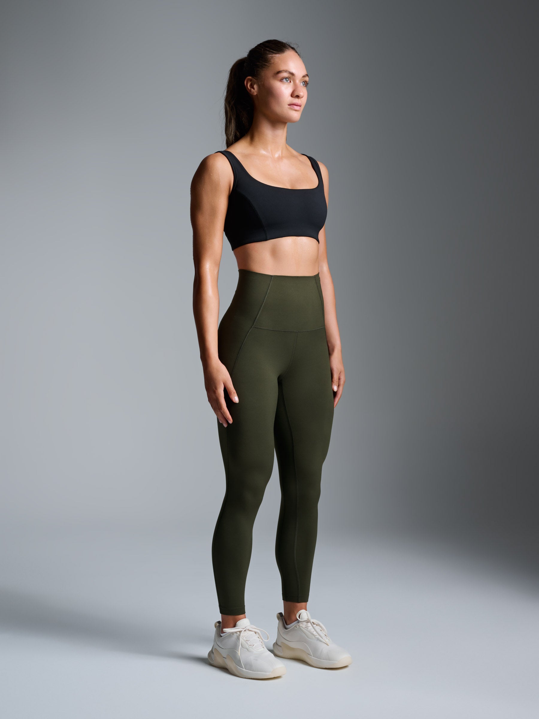 OBSESSION 7/8 Super High Rise Legging Olive