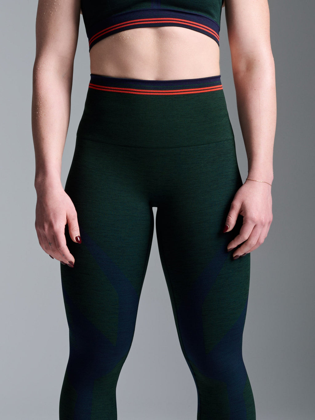 RENEGADE SEAMLESS Legging Dark Green Marl