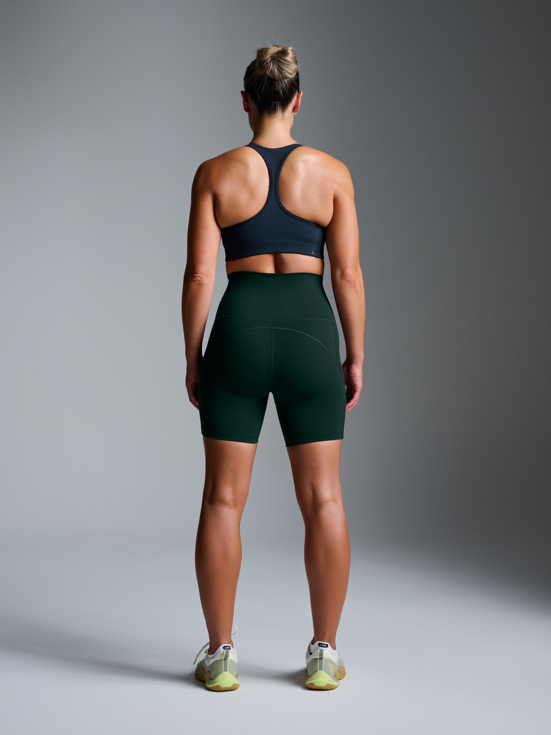 FATAL ATTRACTION 6" Super High Rise Bike Short Dark Green