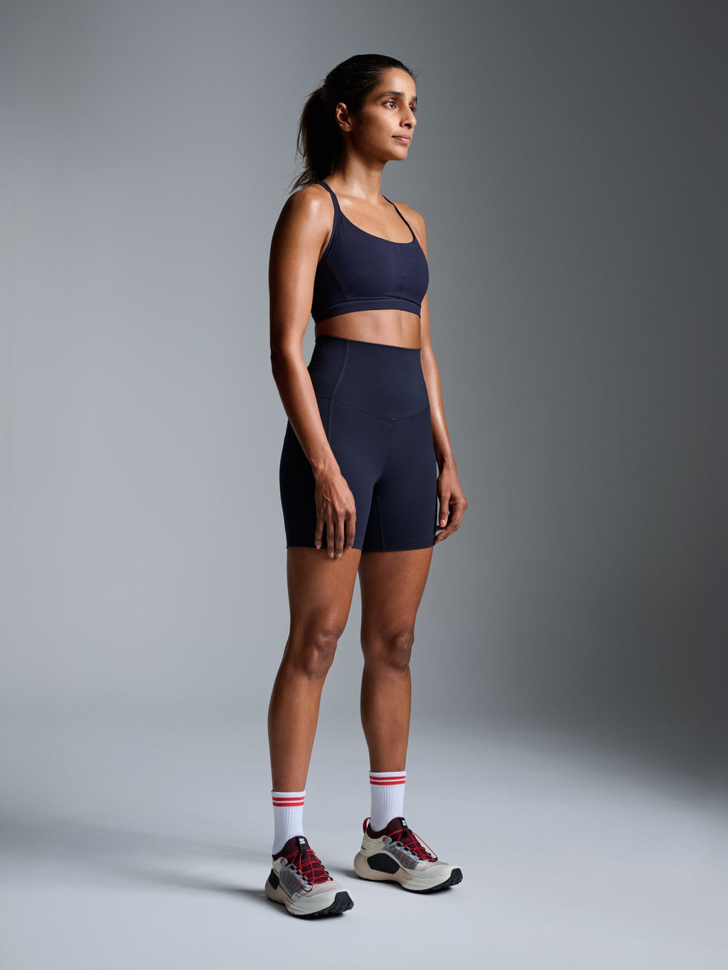 FATAL ATTRACTION 6" Super High Rise Bike Short Deep Navy