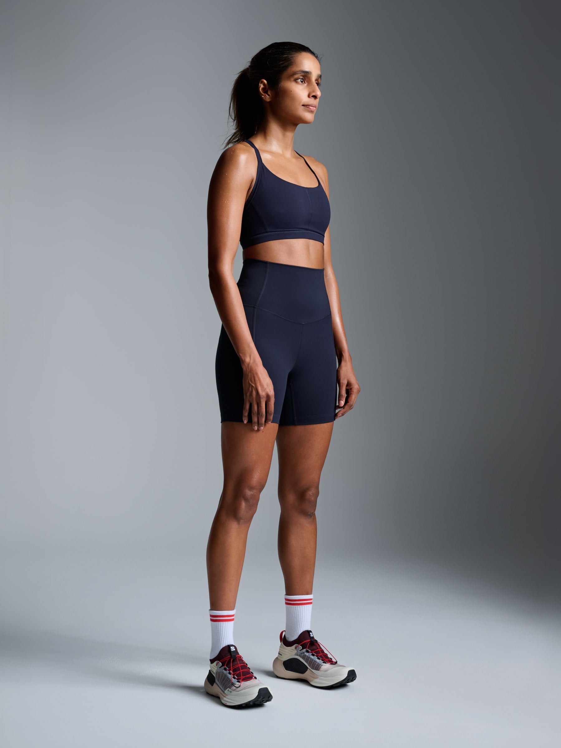 FATAL ATTRACTION 6" Super High Rise Bike Short Deep Navy