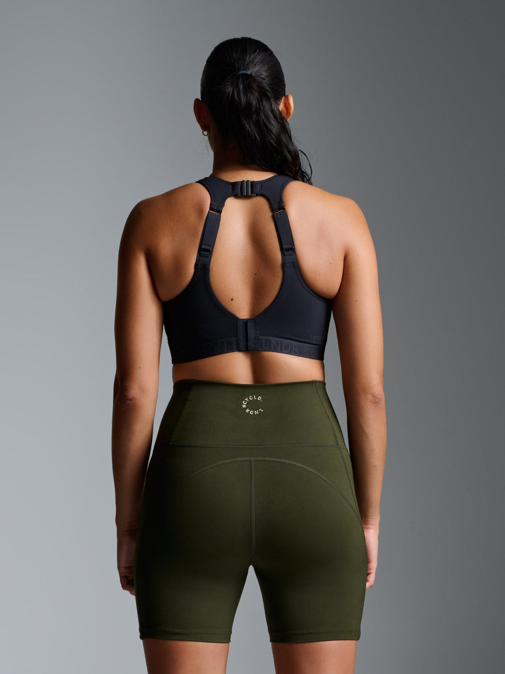 LOCKED + LOADED Sports Bra Black