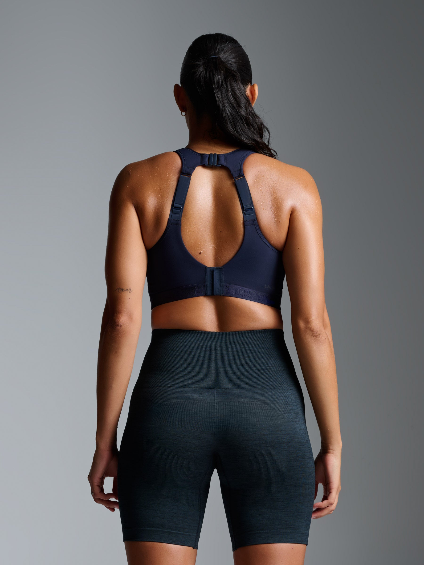 LOCKED + LOADED Sports Bra Deep Navy