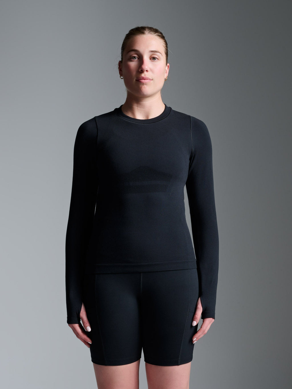 HERE TODAY Long Sleeve Tee Black