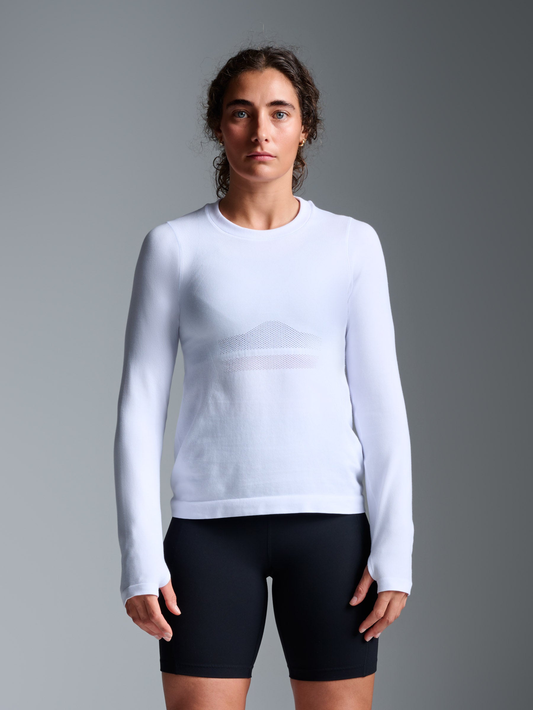 HERE TODAY Long Sleeve Tee White