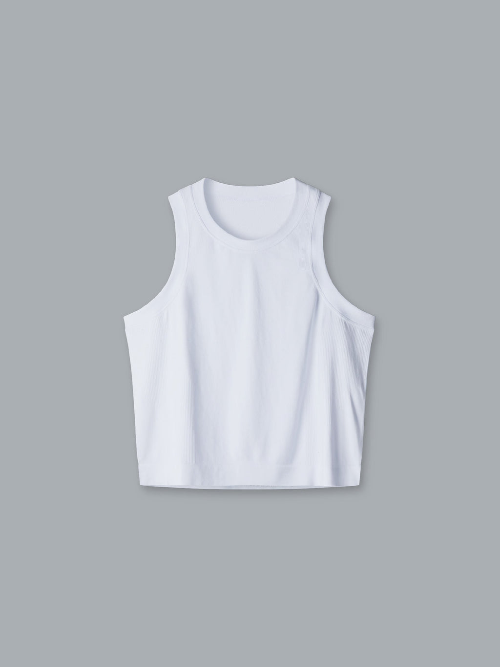 HERE TODAY Cropped Tank White