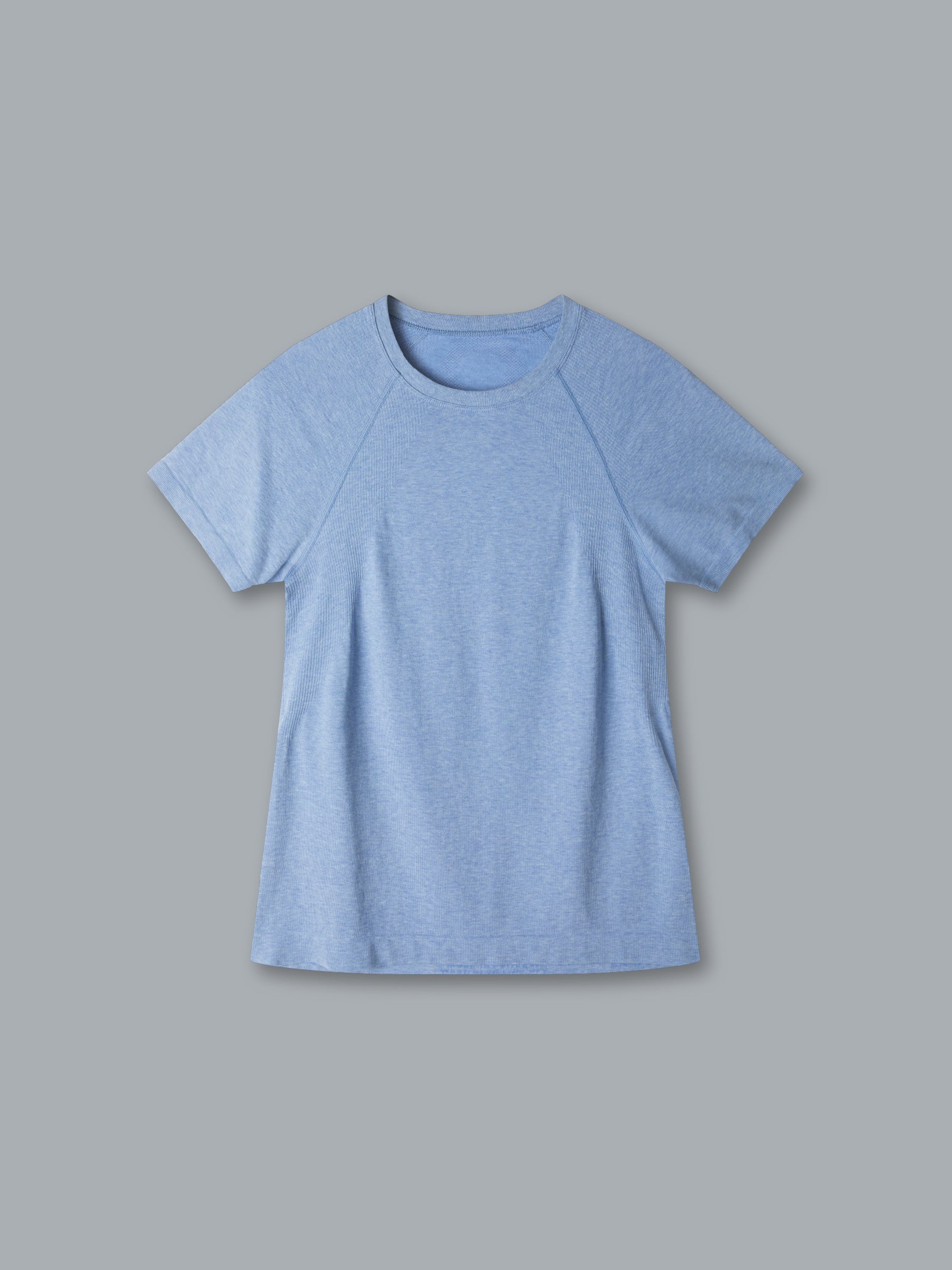 HERE TODAY MELANGE Short Sleeve Tee Blue Marl
