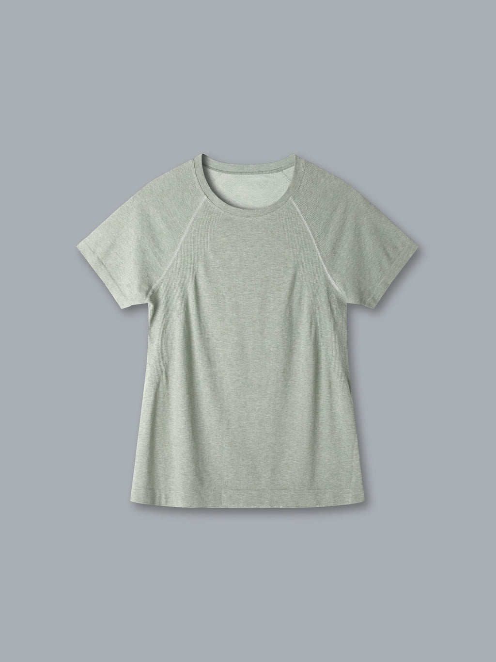 HERE TODAY MELANGE Short Sleeve Tee Sage Marl