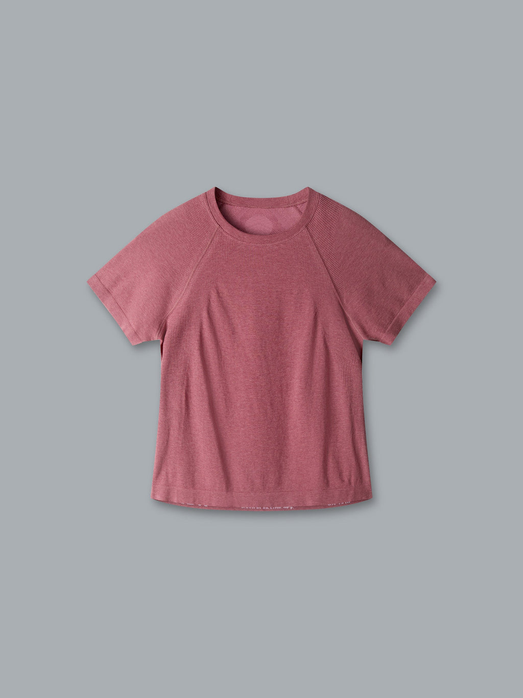 HERE TODAY MELANGE Cropped Tee Earth Marl