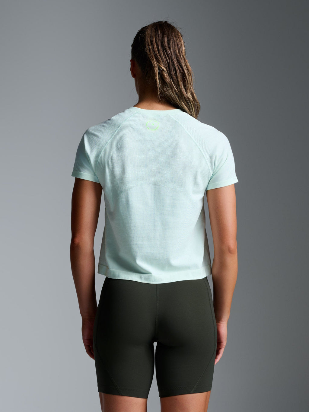 HERE TODAY Cropped Tee Mint