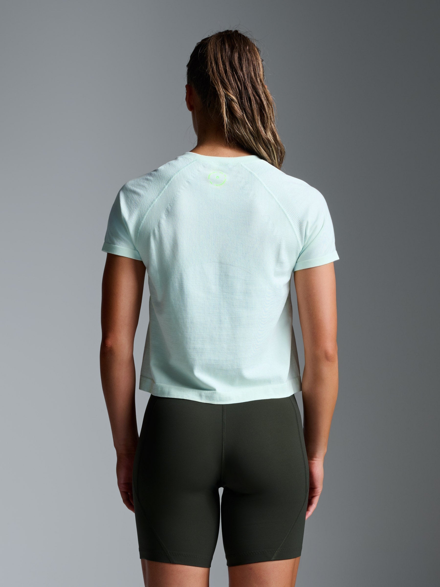 HERE TODAY Cropped Tee Mint