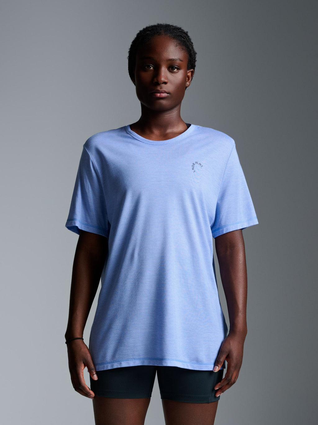 OVERSIZED PLNT Tee Vibrant Blue