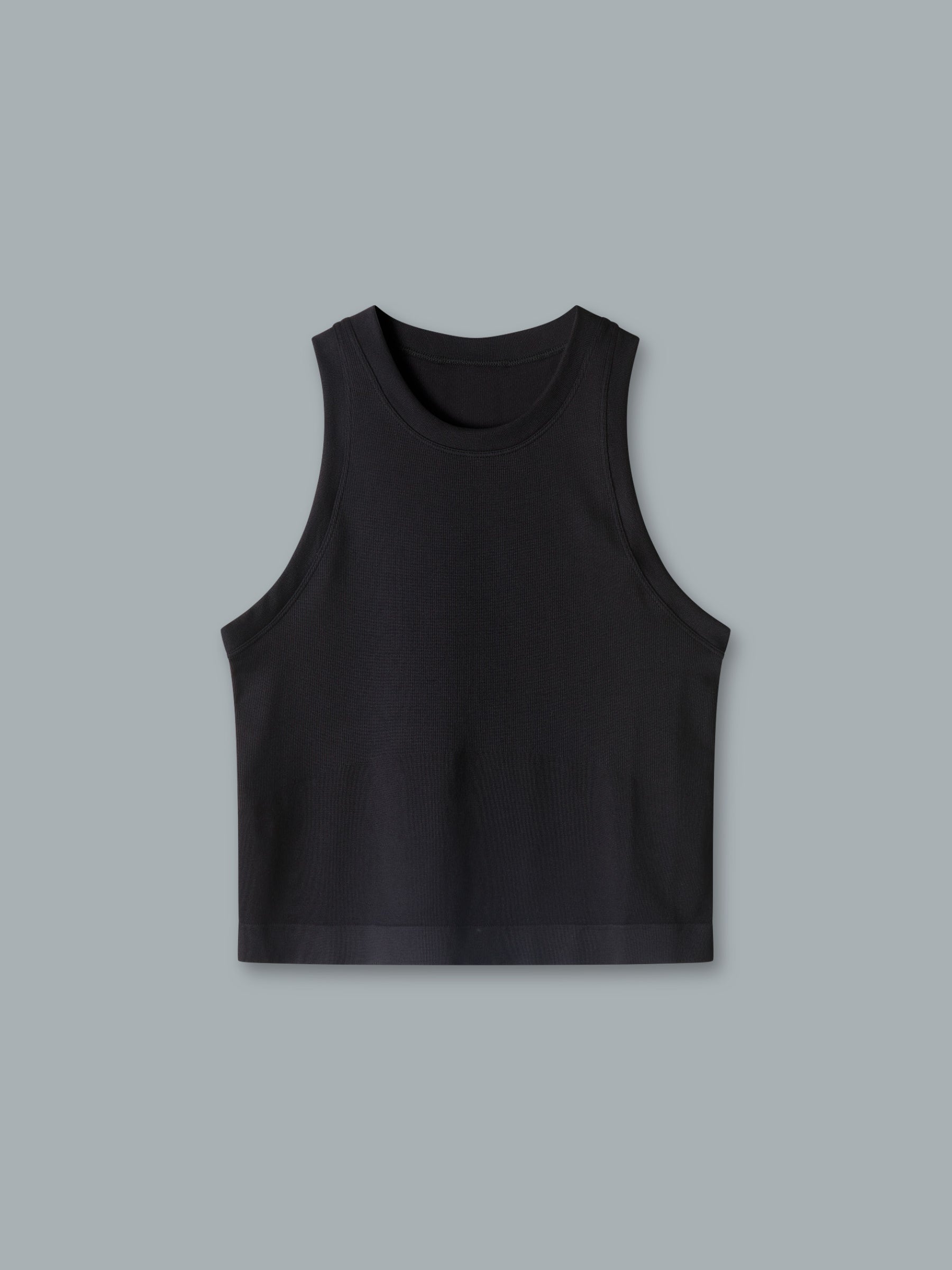 POWER CROP Tank Black