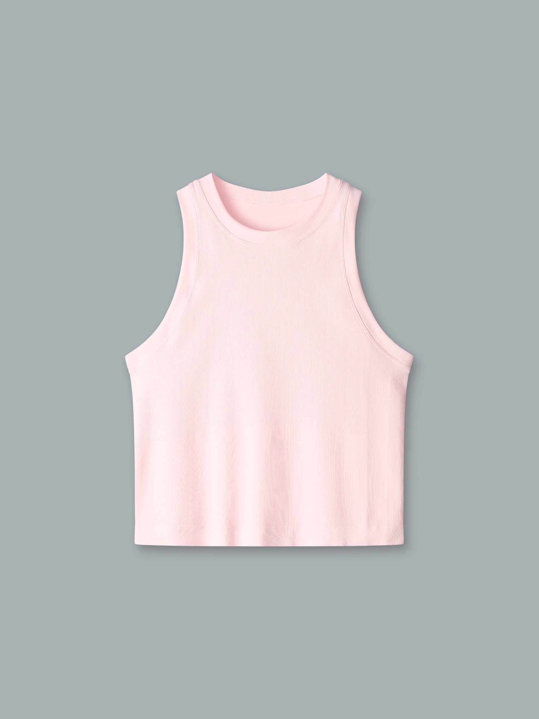 POWER CROP Tank Electric Peach