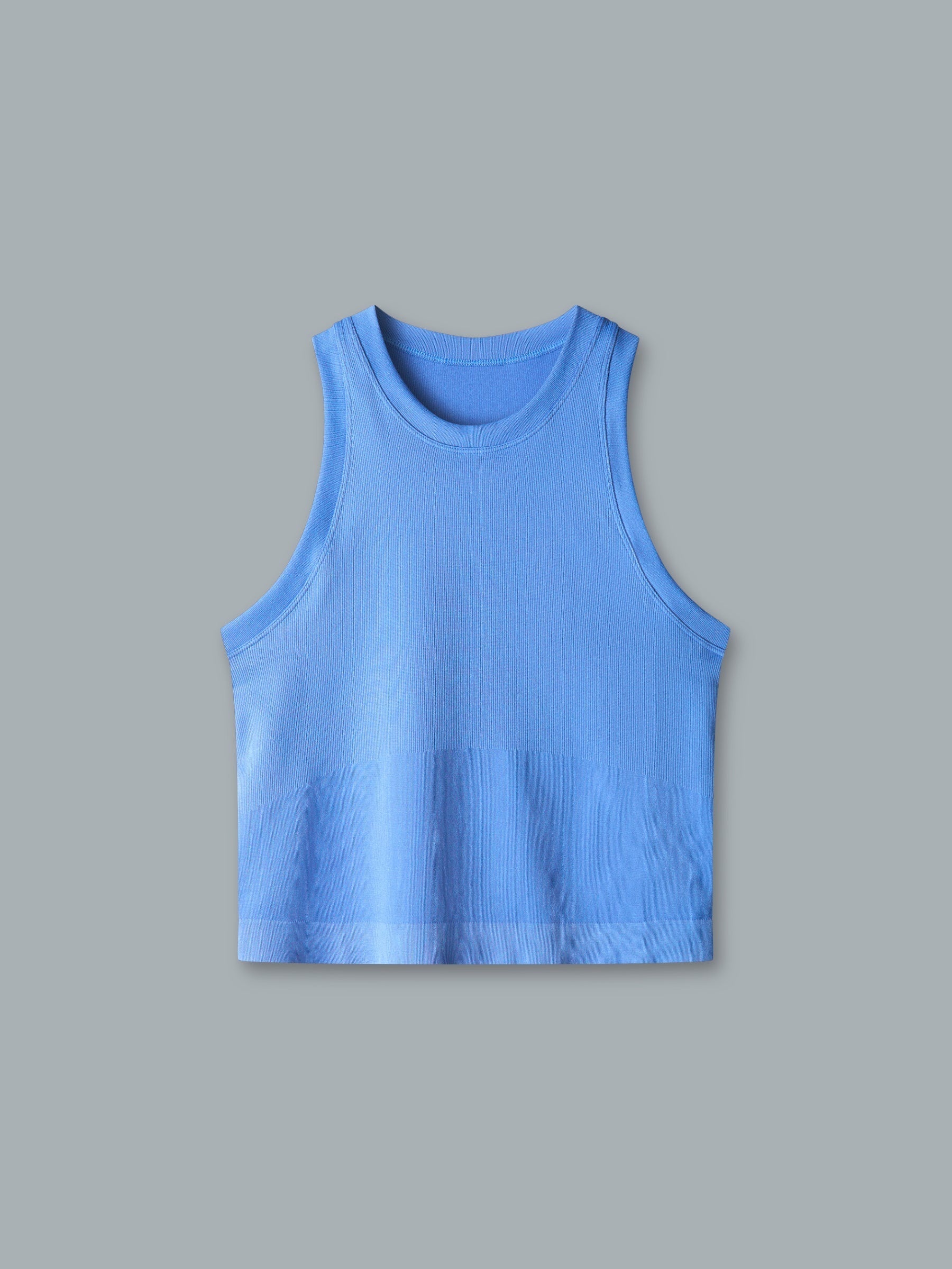 POWER CROP Tank Vibrant Blue